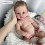 Armas 48 cm T&auml;issilikonist Kehaga Uuestis&uuml;ndinud Nukk Meadow Saab Vannitada K&auml;sitsi Maalitud 3D K&otilde;rge V&auml;rvisimulatsioon Beebinukud Realistlikud Vasts&uuml;ndinud Nukud T&uuml;drukutele ja Poistele boy doll