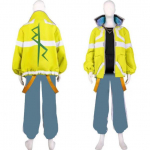 K&uuml;berpunk Edgerunners M&auml;ng Anime David Martinez Cosplay Kost&uuml;&uuml;m Seis Kaelus Jakk kapuuts vabaajar&otilde;ivaste Halloween XL