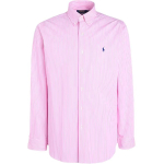 Polo Ralph Lauren Polo Triibuline Hobusekujutisega Tikitud Popliin Pikkade Varrukatega S&auml;rk Meeste s&auml;rgid Roosa 712818501-001 M white