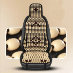 Suvine puust helmedega autoistme kate seljatoega Hingav autoistmepadi suveks S&otilde;iduki kasutamiseks Jahe autoistmepadi beež