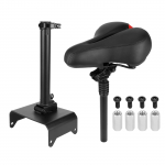 Sobib Ninebot F20 F25 F30 F40 Segway Ninebot F-seeria t&otilde;ukerattale Must Istme Kokkupandav K&otilde;rguse Reguleeritav Amordiga Kokkupandav Istme Sadul must