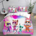 Super Kiisud Kittydale Voodipesukomplekt Multikas Kassivoodi Tarvikute Komplekt Laste Tekikate Vooditekkide Komplekt Voodipesu S&uuml;nnip&auml;evakingitused 100x135cm