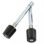 Universaalsed Lenksuotsaraskused, K&auml;epidemeraskused, 7,1 untsi (200 g), Must, &Uuml;ldotstarbeline, Lihvitud alumiinium, Komplekt 2 tk must