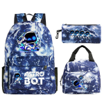 Uus Astro bot m&auml;ngu kaup tr&uuml;kkimine alg- ja keskkooli koolikott v&auml;liskaubandus vaba aja laste pliiatsikott l&otilde;unas&ouml;&ouml;gikott No Specifications