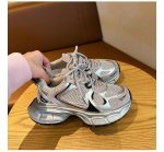 Kingad Naised 2024 Kevad Uued Nahast Paksu P&otilde;hjaga &Uuml;mara Ninaga V&otilde;rkriidest Vabaaja Kingad H&otilde;bedased &Uuml;mara Ninaga Spordijalatsid 39 hall v&auml;rv