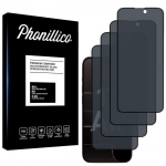 Verre Tremp&eacute; pour iPhone 17 AIR [Pack 4] Film Noir Anti Espion Vitre Protection Ecran Phonillico&reg;