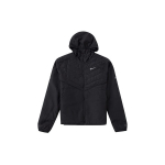 Nike Therma-Fit s&uuml;nteetilise t&auml;idisega vett h&uuml;lgav jakk v&auml;ikese logoga ja kapuutsiga meeste jakid must DD5645-010 XXL