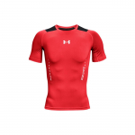 Under Armour &Uuml;hev&auml;rviline logoprint Ameerika Vintage Dopamiin Liibuv &uuml;mara kaelusega T-s&auml;rk Meeste topid Punane 1370657-628 XL