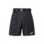 Nike Sportswear Swoosh kootud v&ouml;&ouml;pandlaga vabaaja spordip&uuml;ksid naistele mustad CJ3808-010 S