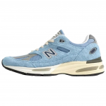 Teddy Santis x New Balance 991v2 Valmistatud Inglismaal Grounded Pastels Pack - Taevasinised Meeste Tennised Faded-Denim Moon-Mist U991BV2 41.5