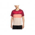 Nike Court Advantage Dri-Fit FW24 Logo Kiiresti Kuivav Hingav V&auml;rviplokk Tennise T-s&auml;rk Meeste Topid Team-Red Washed-Coral White FZ9846-677 XL