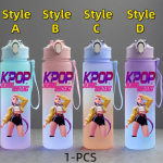 K-Pop Deemonik&uuml;tid Anime Tegelane Veetass Suure Mahutavusega V&auml;litingimustes Kaasaskantav N&ouml;&ouml;riga Joogipudel Kingitus Poistele ja T&uuml;drukutele Style D