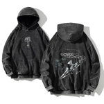 2024 Anime Hunter X Hunter Pesitud Kapuutsikad Manga Tr&uuml;kitud Kapuutsikad Meestele Harajuku Pullover Sisaldab Puuvilla Dressipluusid R&otilde;ivad L gray