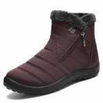 Naiste pluss suuruses talvised soojad karusnahavoodriga veekindlad lumesaapad fliisvoodriga, pahkluusaapad, libisemiskindlad matkasaapad, puuvillasaapad 40