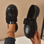 Mood Suurus 35-42 PU Nahast Naiste Mokassiinid Briti Stiilis Platvormkingad Kontoridaamid Kerged Vabaajakingad Slip On Zapatos De Mujer 35 roheline