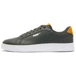 PUMA Grounded Perf Mugavad Mitmek&uuml;lgsed Madalad Vabaaja Tossud Unisex Tossud Hall Valge 398418-03 35.5
