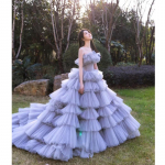 2025 &Otilde;htune Pulmakleit: Stuudio L&otilde;ng, V&auml;ljas Looriga Tordiseelik, Mori Stiilis Reisfotograafia Kleit XL