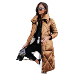 L&auml;ikivad Parkade Outwear Naiste pikkade varrukatega rev, pikk talvine soojapidamine Parkade v&auml;lir&otilde;ivad T&otilde;mblukuga puuvillase polsterdatud jakid XXXXXL must