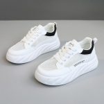 Rd5813 Uus v&otilde;rgust pind valged kingad Naiste suveplatvormiga v&otilde;rkjalatsid Hingavad ja kantavad k&otilde;rgust suurendavad naiste kingad vaba aja spordiala 40