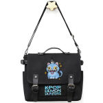 Uus K-popi deemonik&uuml;ttide grupi tr&uuml;kitud &otilde;lakott Crossbody kott L&otilde;uendikott 30*10*25cm