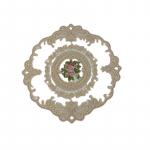 28cm Pits Tikandiga Vintage Pitsist Lauaalus Kate R&auml;tik Teelaua Matt Dekoratiivne Ornament Laudlina Lipp One Size pruun