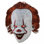 Hirmutav Kloun Pennywise IT T&auml;ismask Helendavad Silmad &Otilde;udus Cosplay Halloweeni Kost&uuml;&uuml;m