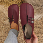 Naiste korterkingad Nahast vabaajajalatsid 2025Uued mugavad mokassiinid libisemiskindlad jalutuskorterkingad disainer-naistejalatsid Zapatos Mujer 36 punane