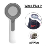 UUS UV-luup Woods-lamp Nahaanal&uuml;saator N&auml;o ilutestimise valgust nahahoolduse anal&uuml;&uuml;siks ja tuvastamiseks AU Plug valge