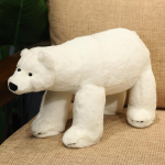 Armas simulatsioon pontsakas j&auml;&auml;karu nukk pl&uuml;&uuml;sm&auml;nguasi v&auml;ike valge karu nukk laste seltsiline rahustav nukk Full Length 45cm Standing 26cm (0.6kg)