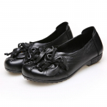 Naiste ehtsast nahast mokassiinid Naiste pidulikud balletikingad Naiste lillad mokassiinid Suur suurus 42 Sinised lillelised madalad kingad 260 must