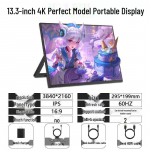 144Hz puutetundlik kaasaskantav monitor Switchi/PS5/XBOXi/mobiili/s&uuml;learvuti jaoks