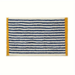 Sinise triibuline vaip Imav vannitoamatt WC-p&otilde;randamatt Magamistoa voodi k&otilde;rval p&otilde;randamatt Vaip elutuppa Pehme uksematt 50X80CM (1.6X2.6FT blue
