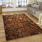 V&auml;rviline 3D puiduteraline vaibavaip magamistoa elutoa koduseks diivani kaunistamiseks, lastem&auml;ngud, suur sisekujundusega p&otilde;randamatt, libisemiskindel 200x160cm( 78x62in )