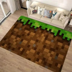 Stiilne 3D M-C Pikselkunsti Vaip Elutuba Magamistuba Vaip Lihtsalt Puhastatav Vaip Vastupidav Mugav Diivani Tooli Kodu Dekoor 80x120cm