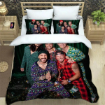 Bsb Band Backstreet Boys Voodipesukomplekt &Uuml;heinimese Twin Kahekohaline Queen King Cal King Suurusega Voodipesu Komplekt 70x133cm 2pcs