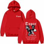 Kuum m&uuml;&uuml;k Rapper Tupac 2pac Shakur All Eyez on Me Huppar Mehed Naised Hip Hop Mood Vintage Dressipluusid Meeste &Uuml;lesuuruses Hupparid S
