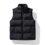 Vest Meeste S&uuml;gis-Talvine Vest Populaarne Meeste Riided Trendikas Br&auml;nd Soe Vestjakk 4XL black
