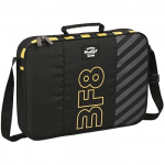 Blackfit8 M385a Zone - Portefeuille extrascolaire, tissu recyclable, mallette porte-tout, bandouli&egrave;re, confortable et polyvalent,