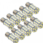 S25 27 Rida 24V &Uuml;ksik Pirn 5050SMD LED BA15S Bussi M&auml;rgutuli K&uuml;lgm&auml;rgutuuli Paralleelne S25 T27 (L5.0cm x valge