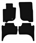 Dywaniki welurowe BASIC czarne do: Mitsubishi L200 VI pickup (2019-)