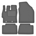 Dywaniki samochodowe welurowe grafitowe do: Mazda 2 Hybrid hatchback (2022-)
