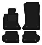 Dywaniki samochodowe welurowe czarne do: BMW 5 F11_FL kombi, touring (2013-2017)