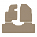 Dywaniki samochodowe welurowe do: BAIC Beijing X75 SUV (2023-) beżowe