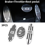 3 tk MINI Cooper S JCW Countryman F60 R60 R55 R61 F54 F55 F56 F57 autole jalatugede ja pedaalide kleebised, kaunistused, tarvikud A 3PCS black