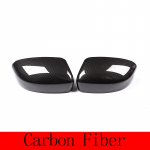 2 x Carbon Fiber Style Car Side Rearview Mirror Cover Cap Trim Accessories For Maserati Levante 2016 2017 2018 Carbon fiber