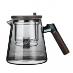 Creative Magic klaasist kuumakindel teekann 750 ml infusioonidega Press Control puidust k&auml;epidemega hall