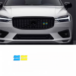 FOR Volvo Middle mesh Grille decoration decorative strip xc60 s90 xc40 xc90 v40 s60 v60 v90 v60CC V90CC Car accessories sticker v90
