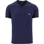 Emporio Armani &Uuml;hev&auml;rviline logotr&uuml;kiga V-kaelusega kampsun L&uuml;hikeste varrukatega T-s&auml;rk Meeste pealisr&otilde;ivad Sinine 1120103-F5110-0135 L