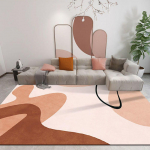 Minimalistlikud jooned Kaasaegsed vaibad Magamistoa &ouml;&ouml;kapi vaibad Boho elutoa diivani kaunistus P&otilde;randamatt Libisemiskindel Kodu kaunistus Suured vaibad 100*160cm