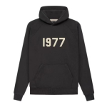 FOG Essentials 1977 Unisex L&otilde;tv Fliisist Kapuutsiga S&auml;rk S black